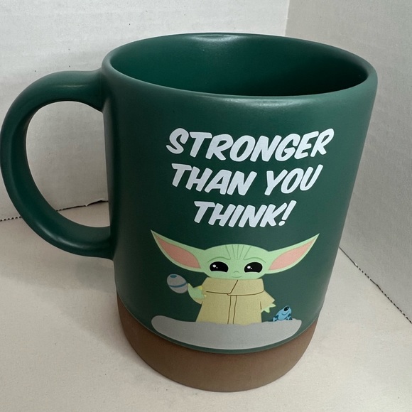 Disney Star Wars The Mandalorian Grogu Stronger Than You Think Coffee Mug - Picture 5 of 5